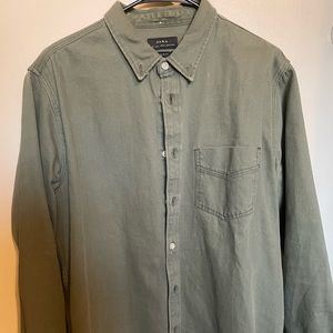 Zara Long Sleeve Slim Fit Button up